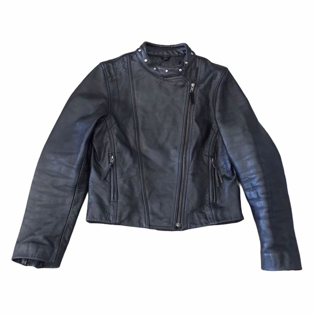 FMC Studded Moto Leather Jacket size Medium